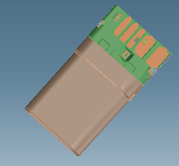 USB C TYPE 夹板式3.5-拉伸壳 焊板